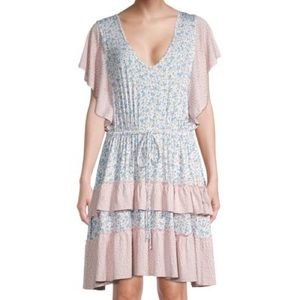 NWT Stitchdrop Cottage Bloom Flutter Sleeve Dress - size medium